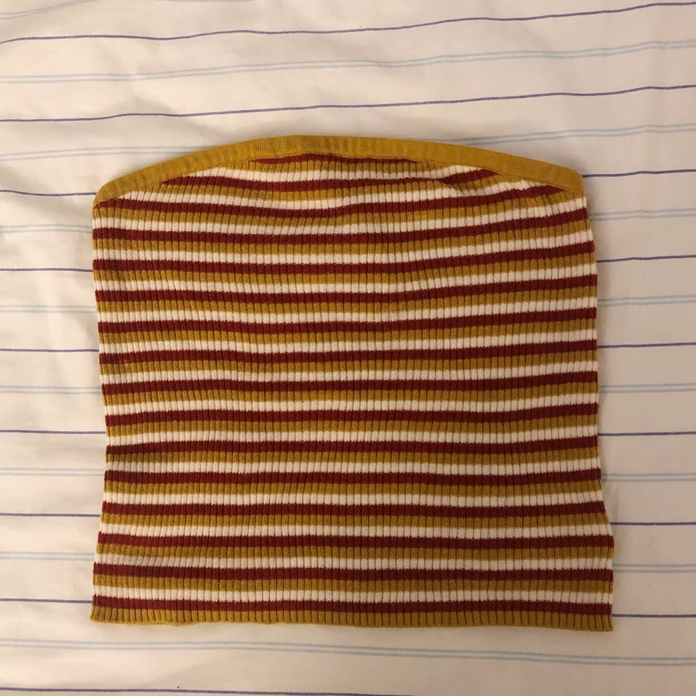 AE Knit Striped Tube Top